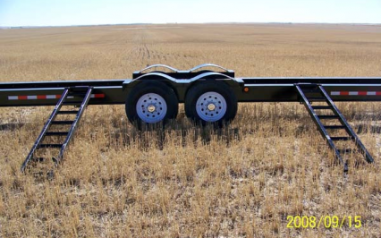 Trailtech Header Transport Trailer Side Ramps