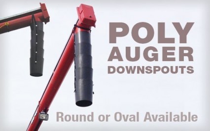 Poly Auger Downspouts