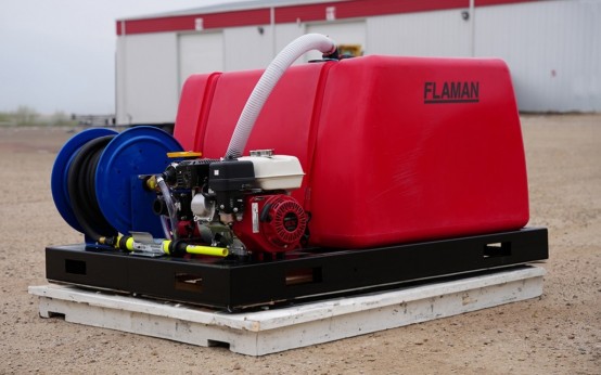 150 Gallon Quick Response Fire Suppression Skid